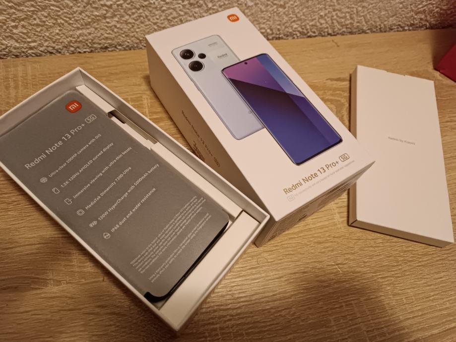 Xiaomi Redmi Note 13 Pro + 5G **Black, 512GB, novo, garancija***