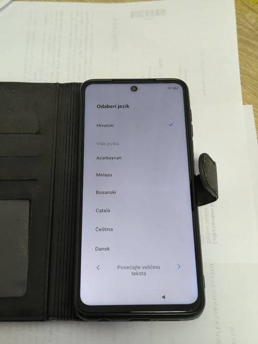 Xiaomi Redmi Note 9 Pro + odgovarajuća maskica za kartice i keš