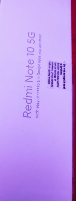 Zapakirani Redmi Note 10 5G 128 GB