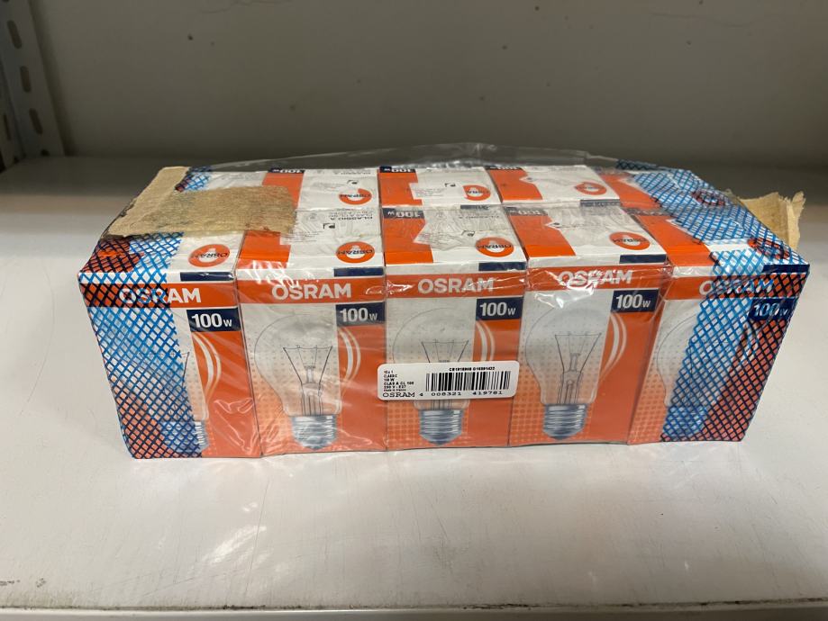 Osram E27 - halogena žarulja 100W - lot od 10 komada - NOVO