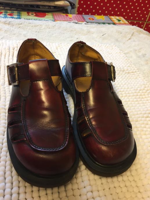 Dr. Martens kožne bordo cipele broj 37 (UK 4) original Made in England