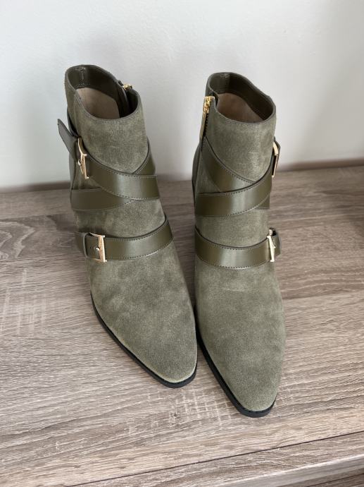 Michael Kors čizme Kara Bootie maslinasto zelena vel 40 Novo Orginal