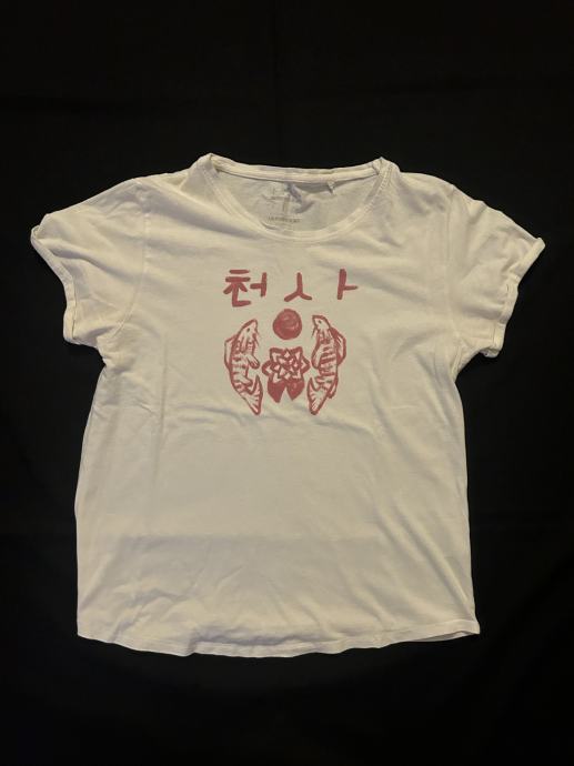 Custom Made Hand Drawn Art on FSBN White T-Shirt