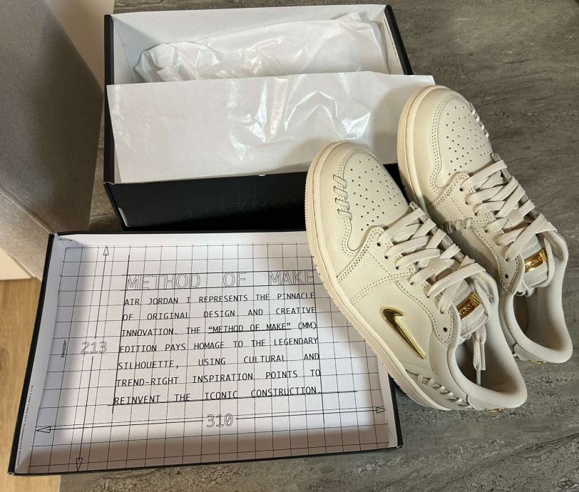 AIR JORDAN 1 LOW WMNS METHOD OF MAKE “LEGEND LIGHT BROWN” (38)