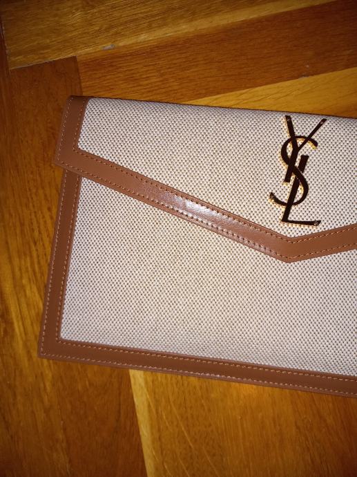 ysl uptown clutch torbica