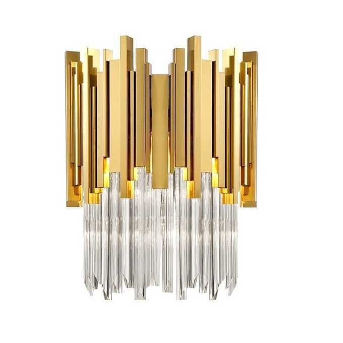 GOLD CRYSTAL ZIDNA LAMPA APP602-W