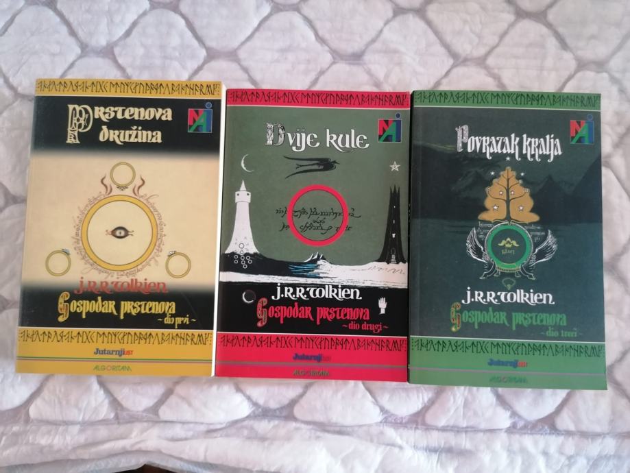 Tolkien Gospodar prstenova 1-3 komplet