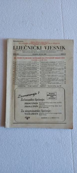 2 x Liječnički vjesnik - 1938 g.