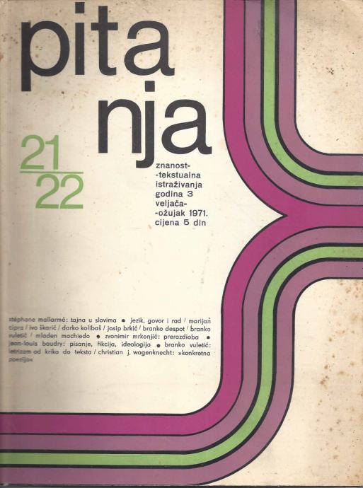 Pitanja 22-23, veljača - ožujak 1971