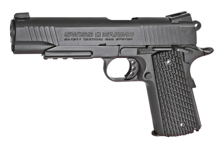 Zračni pištolj Swiss Arms SA 1911 STAINLESS 0.177/4.5mm BB CO2