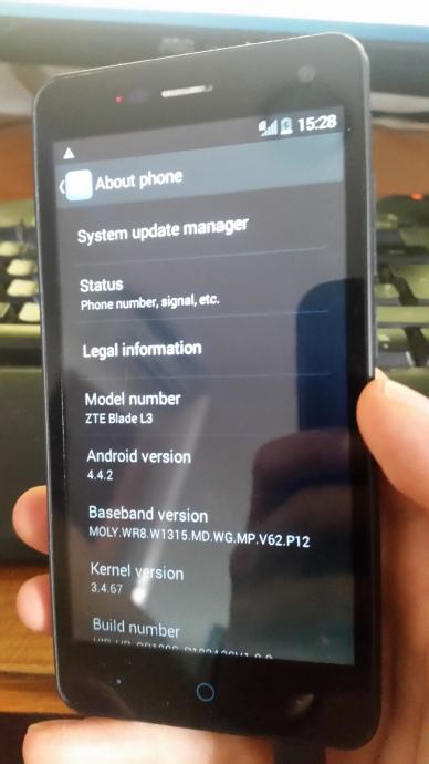 Zte blade l3 после прошивки не работает сенсор