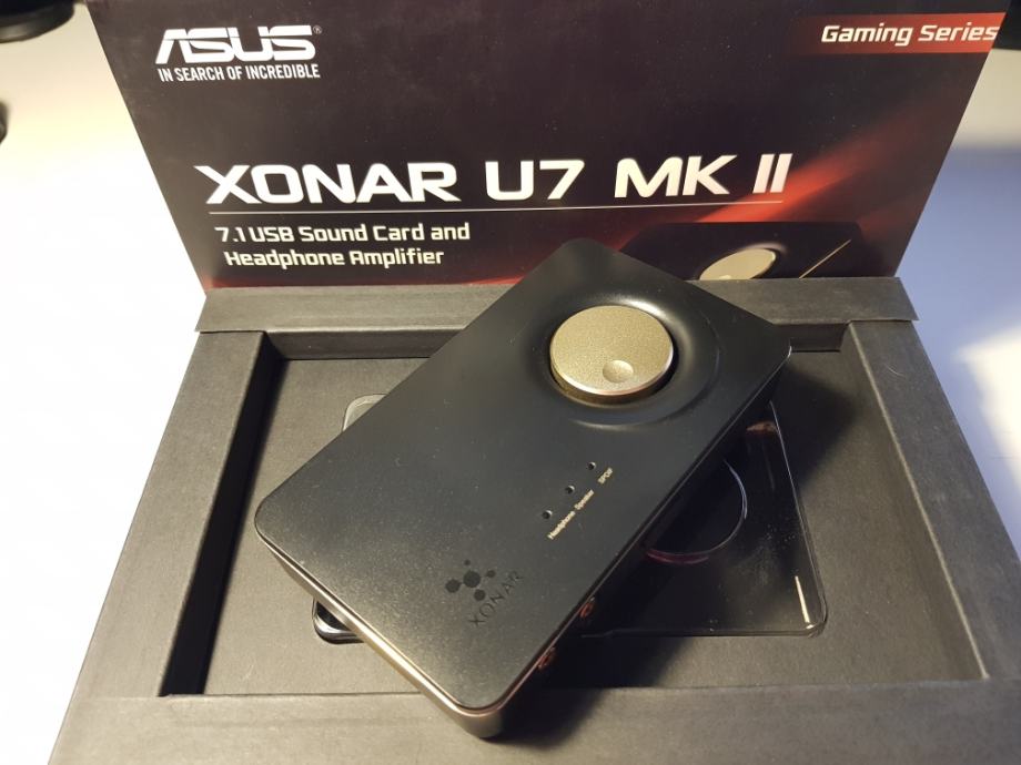 Asus xonar u7 mk2 подключение