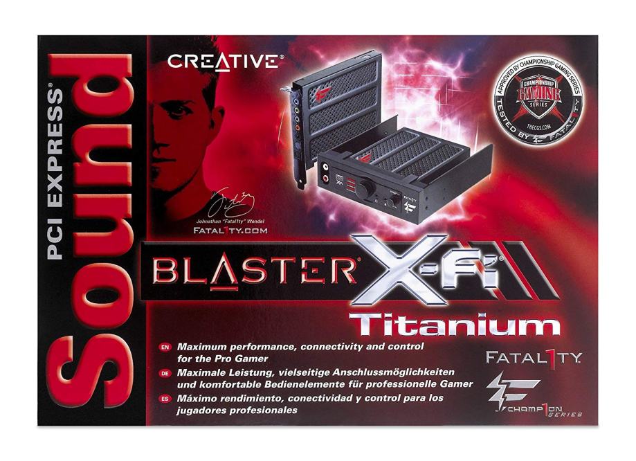 Creative Sound Blaster X-FI Titanium Fatal1ty Champion Series