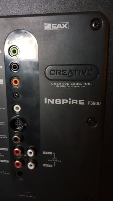 Схема creative inspire p5800