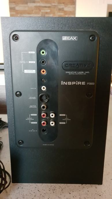 Схема creative inspire p5800