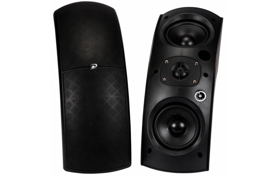 DAYTON QS204 - 4 QUADRANT SPEAKER PAIR 4Ω BYPASS BLACK