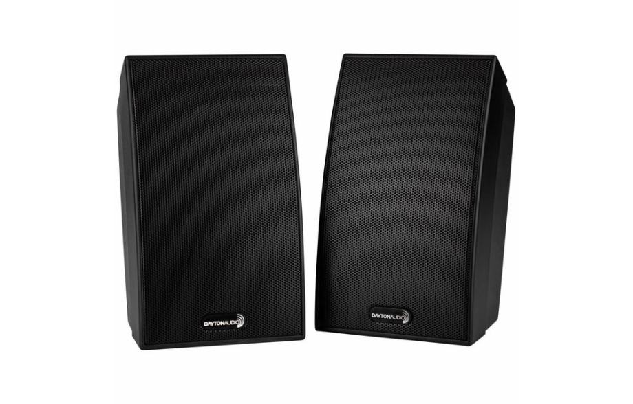 DAYTON SAT-BK 3-3/4" 2-WAY SATELLITE SPEAKER PAIR BLACK