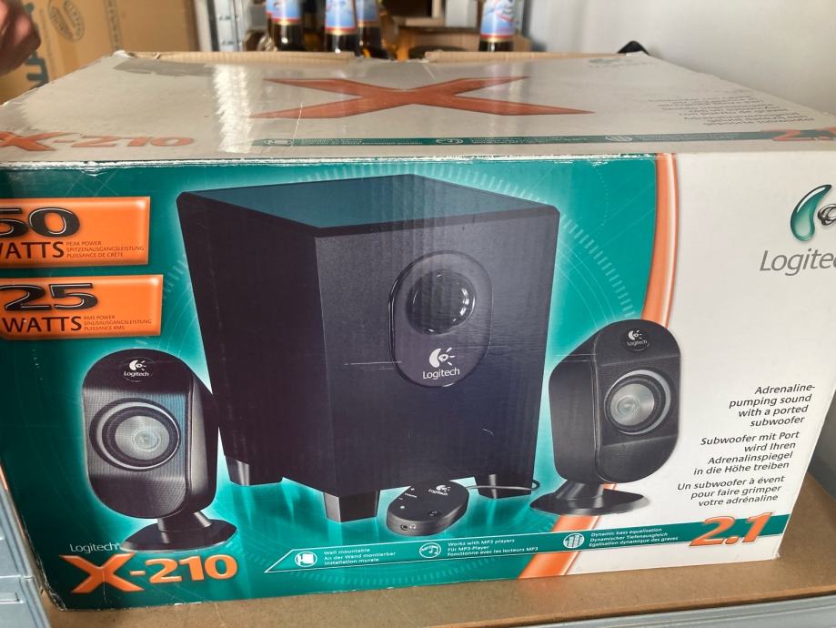 Logitech X-210 zvucnici 2.1 i subwoofer