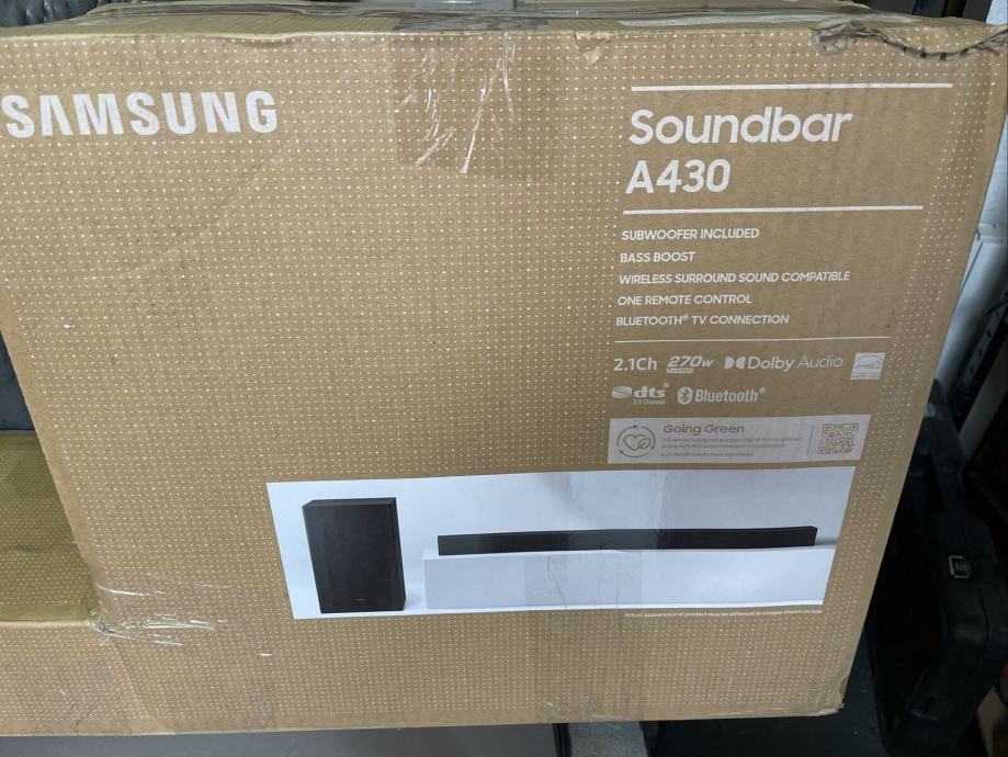 Samsung HW-A430 Soundbar crna uklj. bežični subwoofer, Bluetooth®, USB