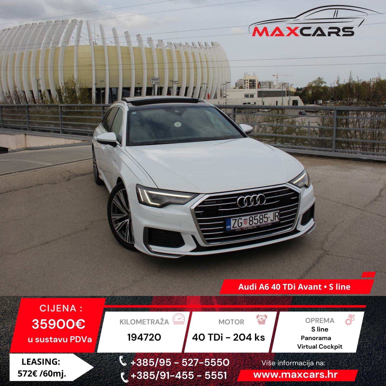 AudiA6Avant40TDI•S-line•QuattroSport•AudiVirtualCockpit•Panorama