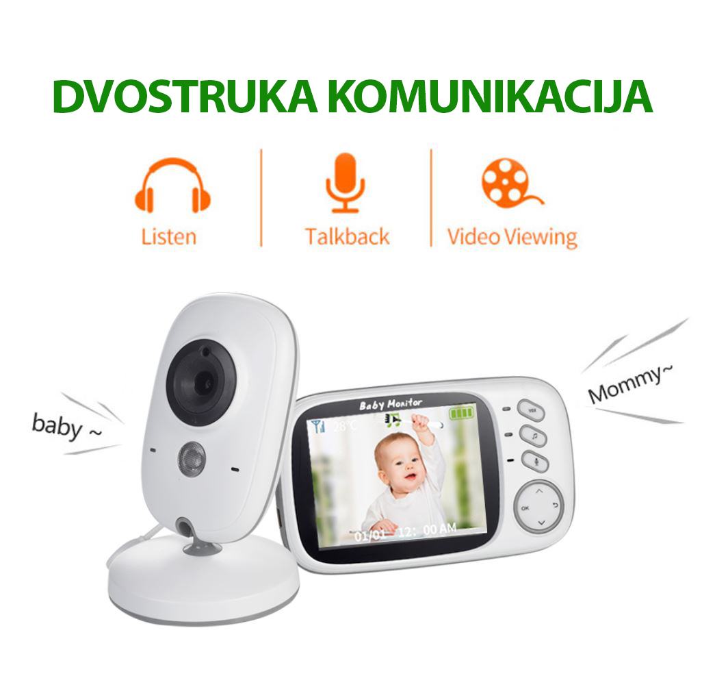 Videobabykamera(babyphone,monitor=NOVO-PRILIKA-AKCIJA